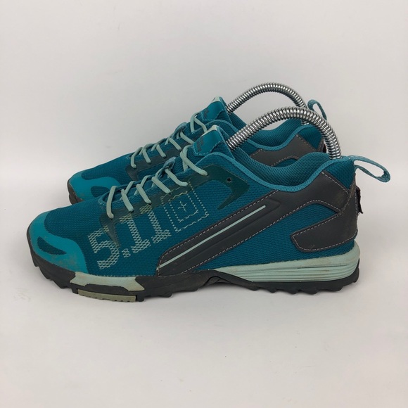 5.11 Tactical Shoes - 5.11 Recon Trainer Trail Running Shoe Womens Size 7 Blue Gray Athletic Walking